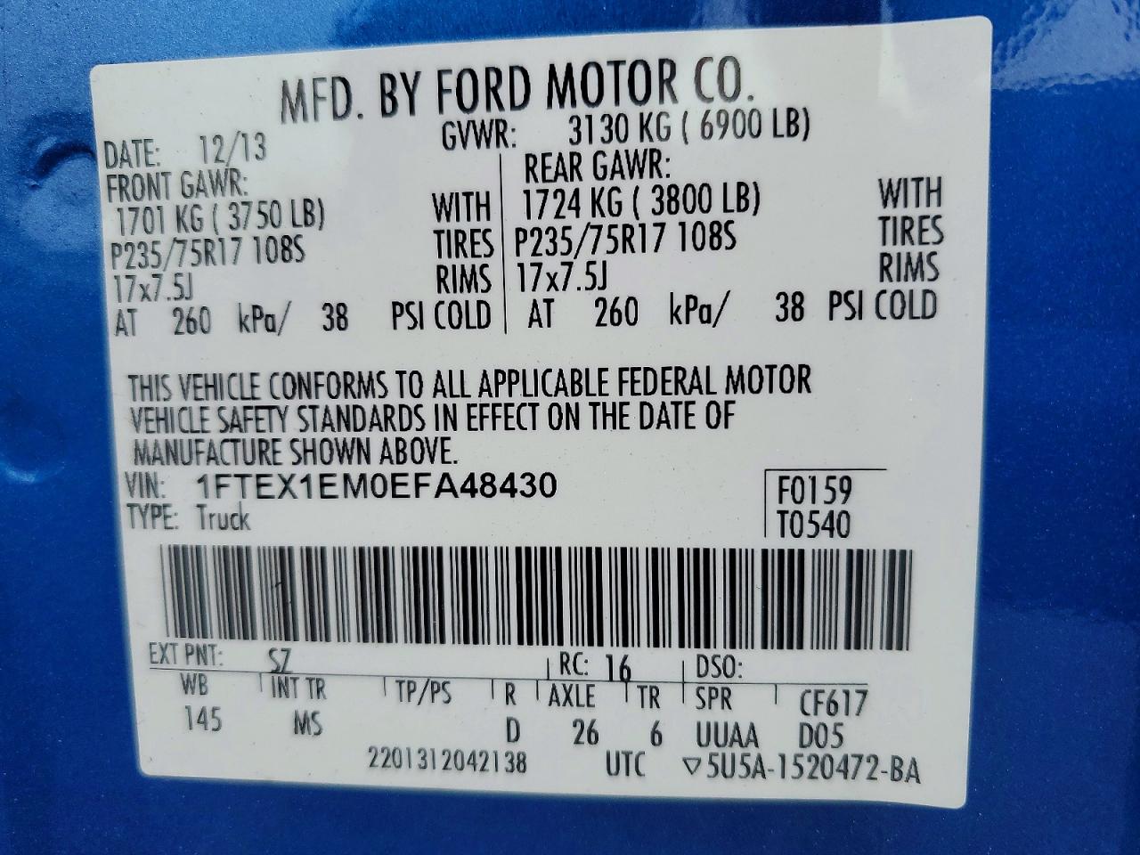 Ford F-150 Super Cab