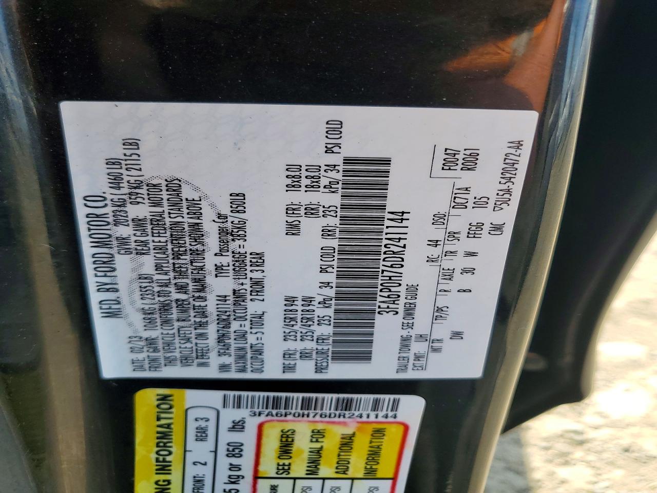 Ford Fusion Se