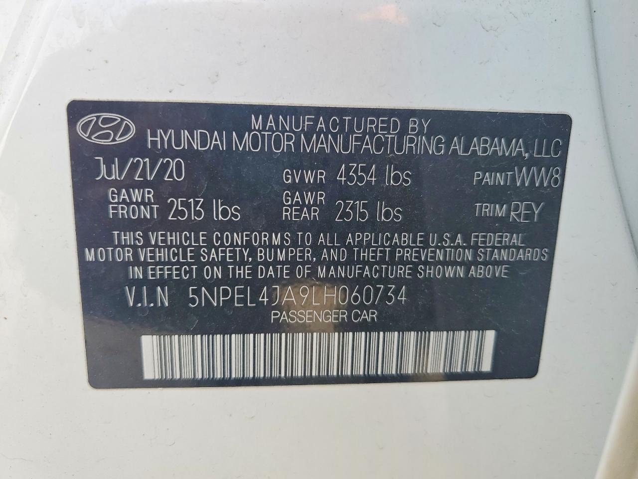 Hyundai SONATA Sel