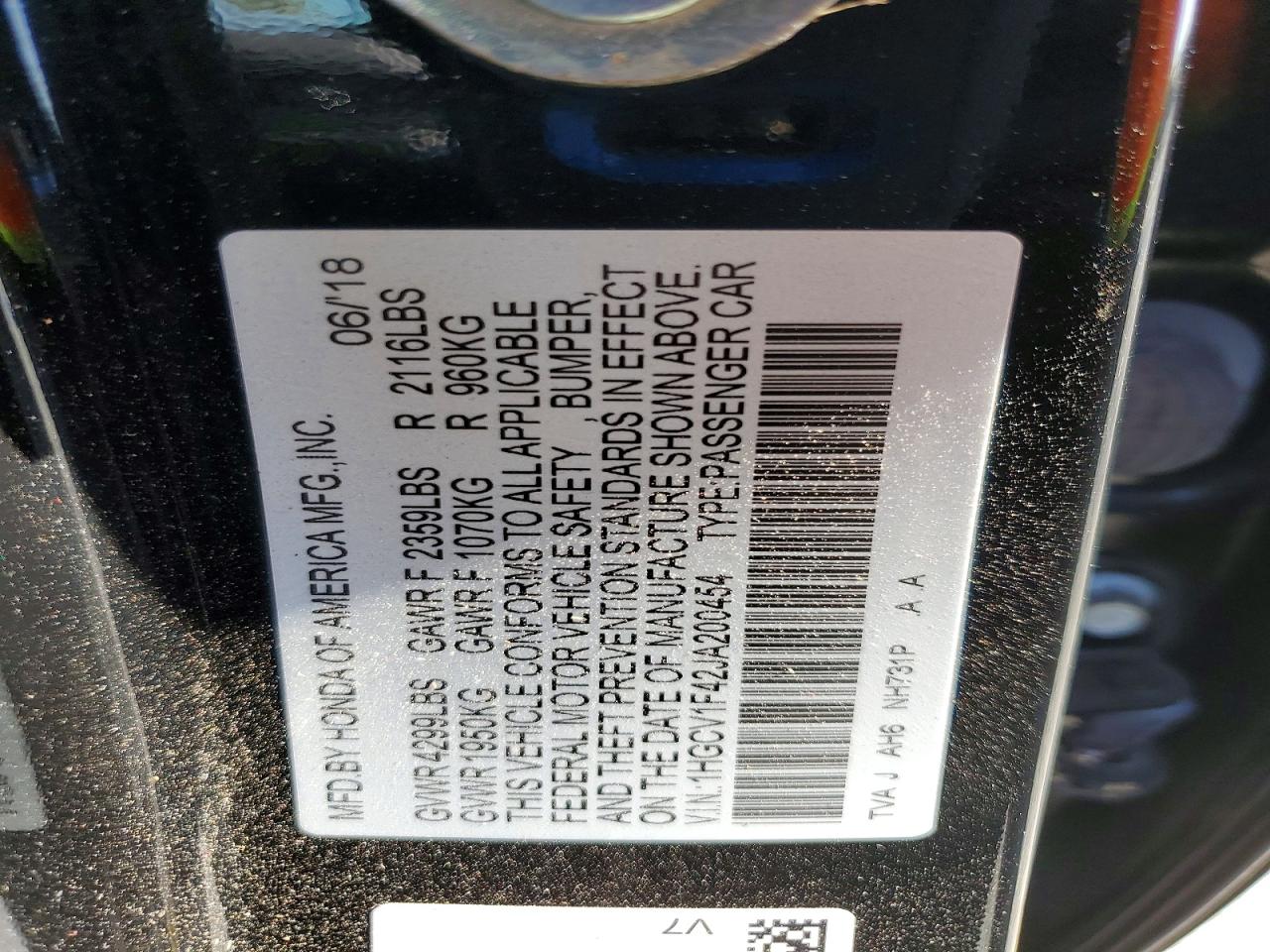 Honda Accord Ex