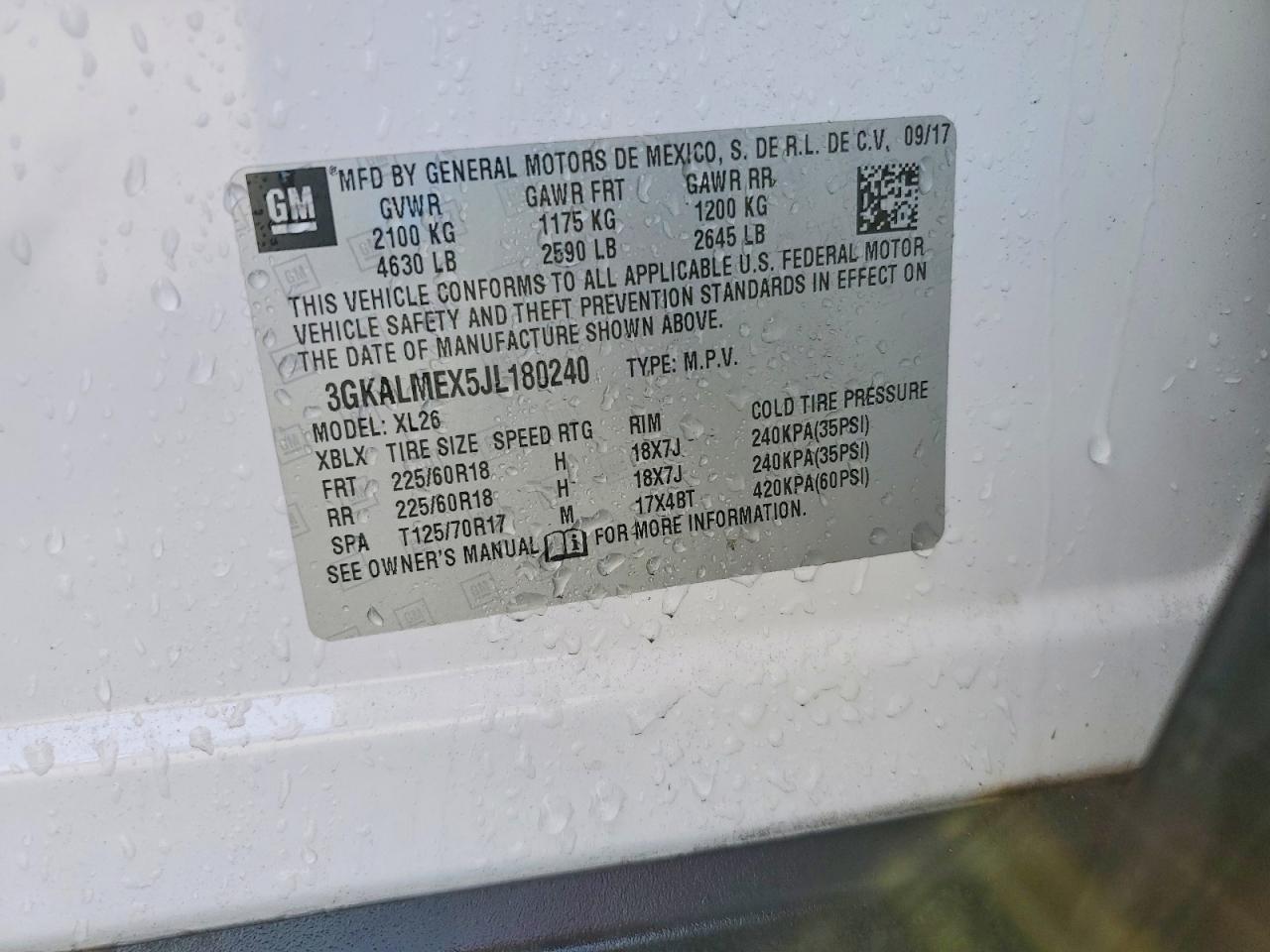 GMC Terrain Sle