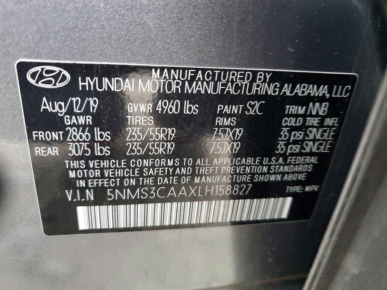 Hyundai SANTA FE Sel 2.0t
