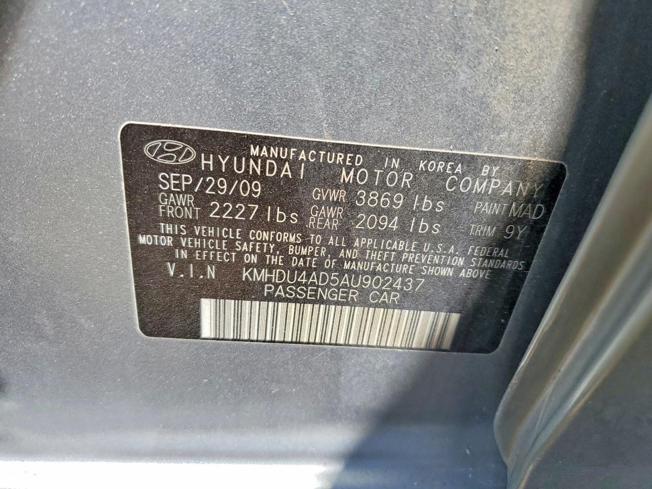Hyundai ELANTRA Gls