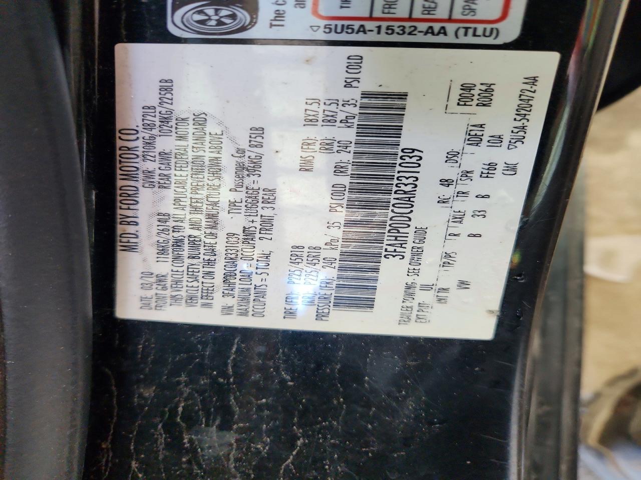 Ford Fusion Sport
