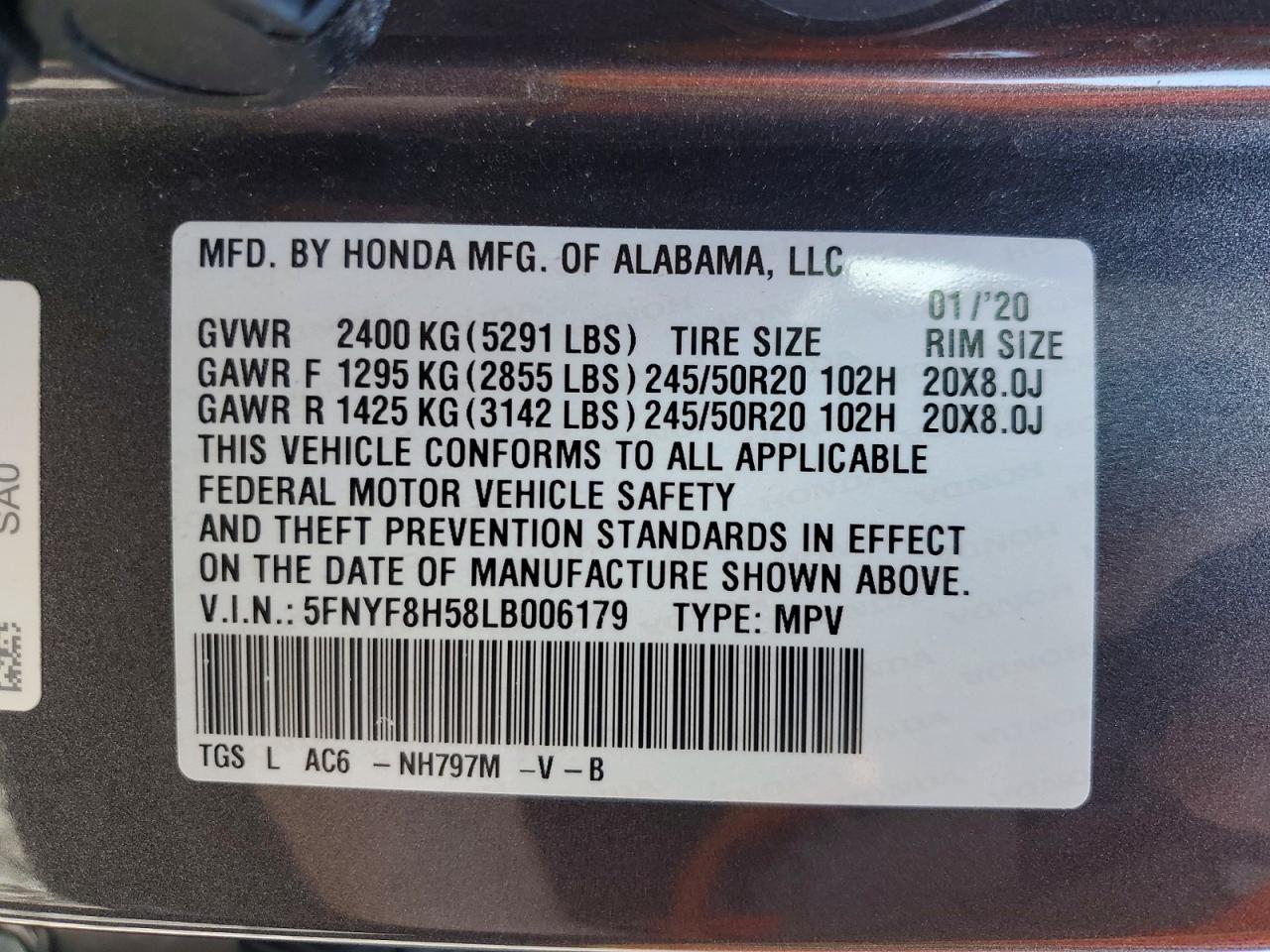 Honda Passport Exl