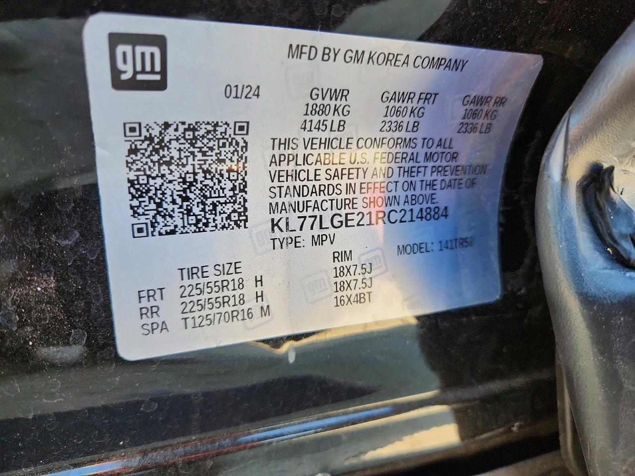 Chevrolet Trax 1rs