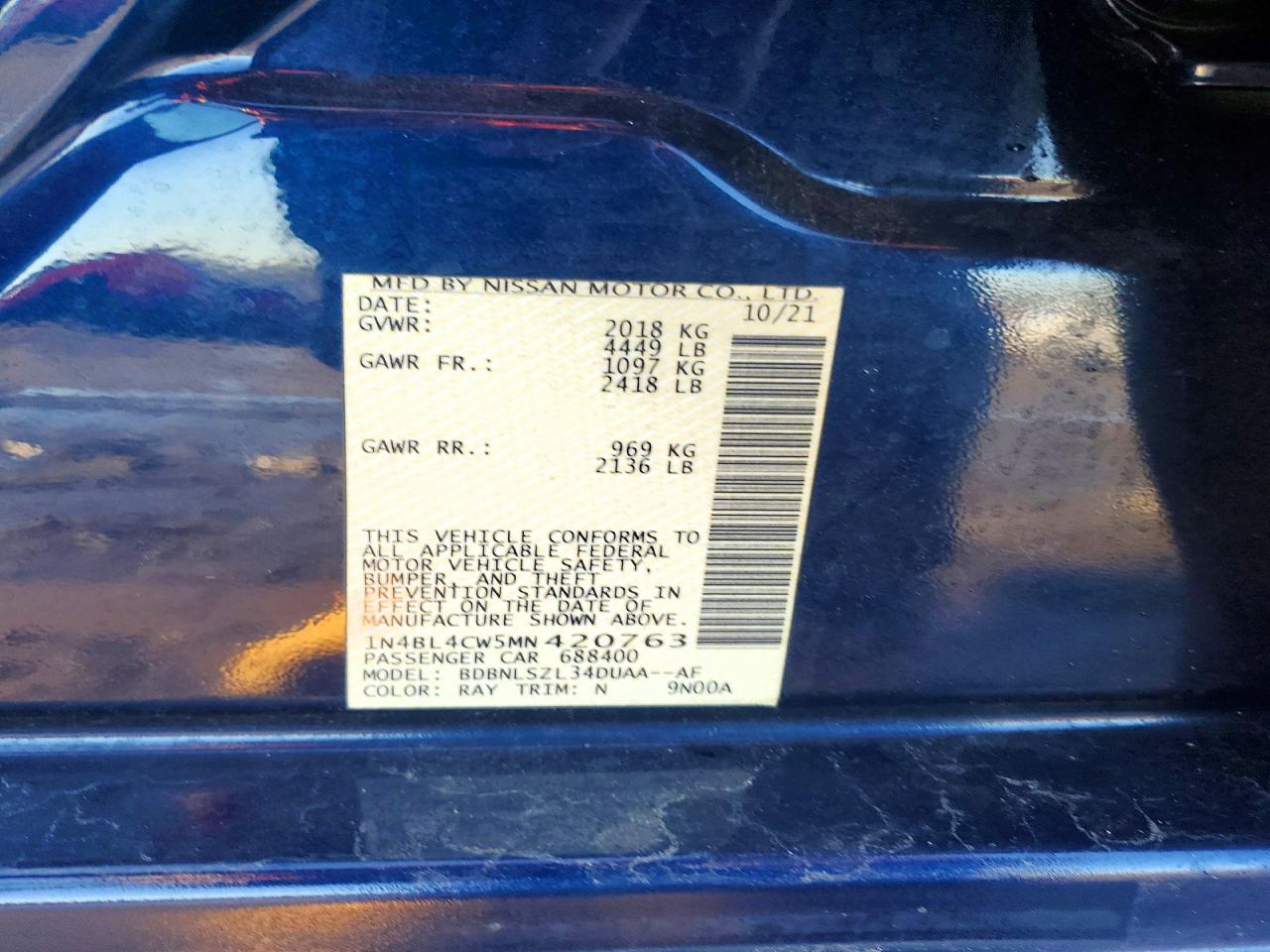 Nissan Altima 2.5 Sr