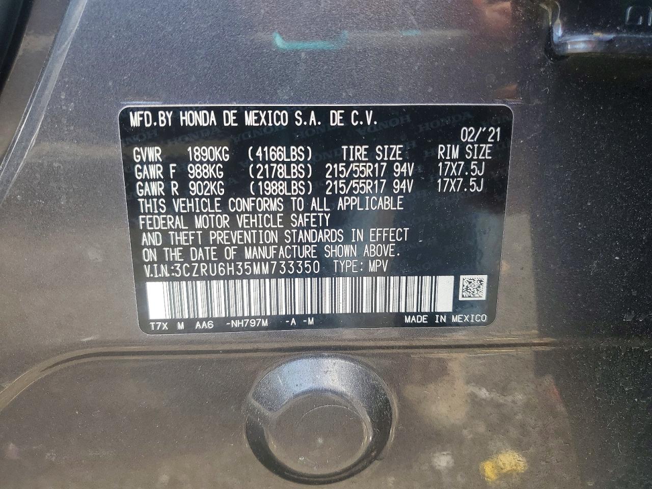 Honda HR-V Lx