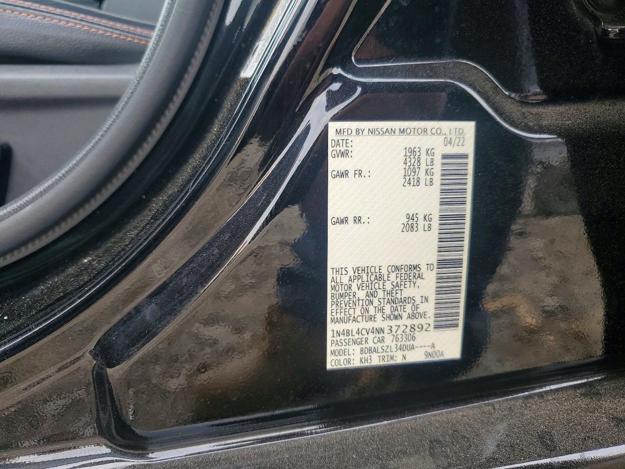 Nissan Altima Sr