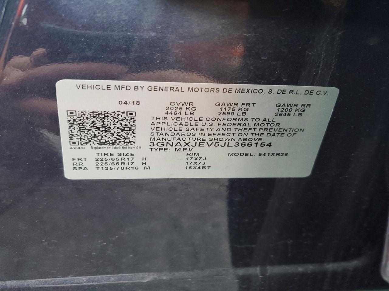 Chevrolet Equinox Lt