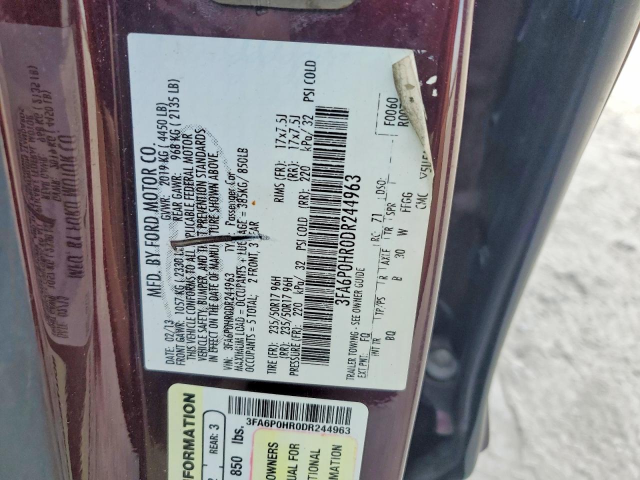 Ford Fusion Se