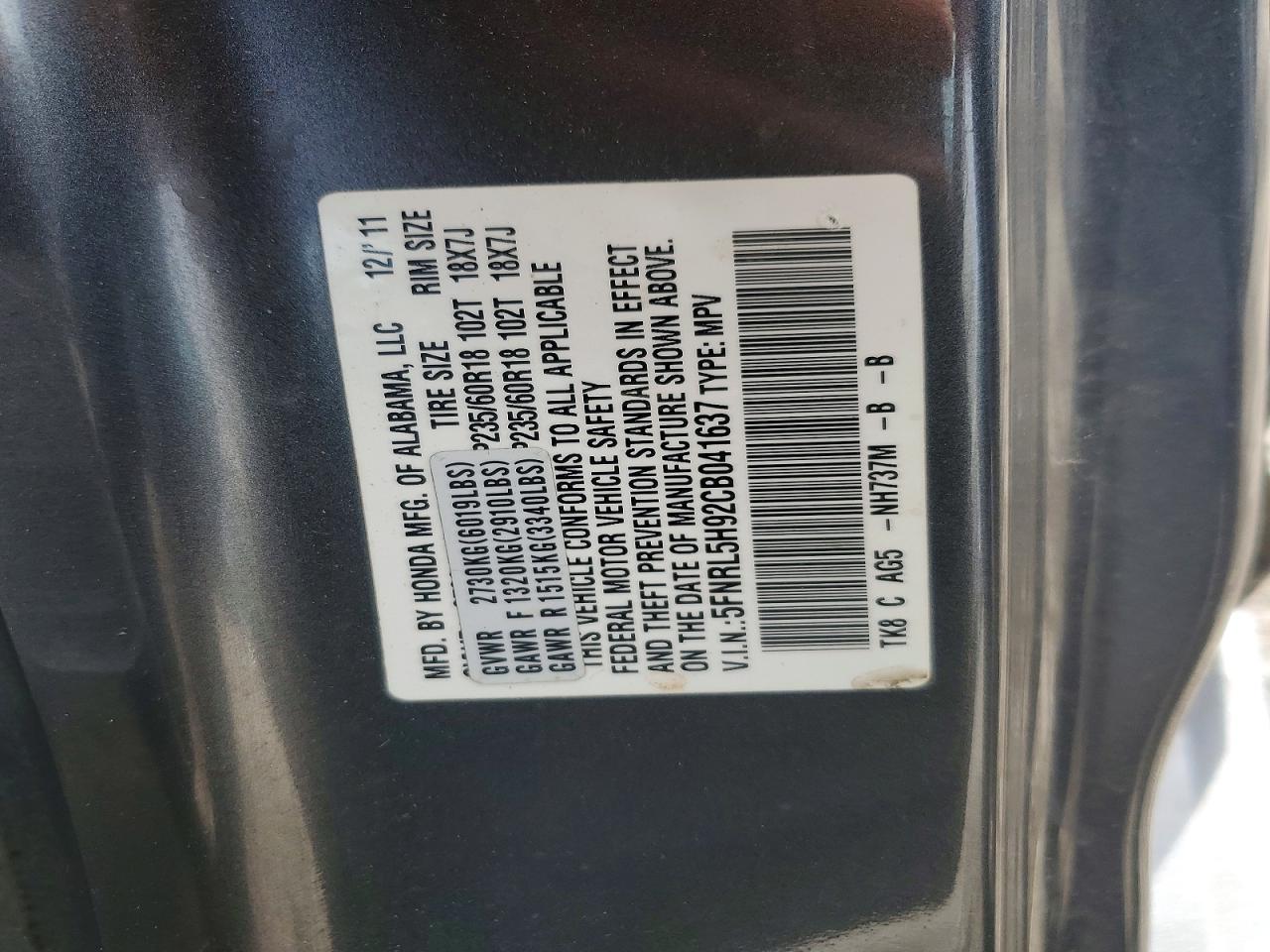 Honda Odyssey Touring