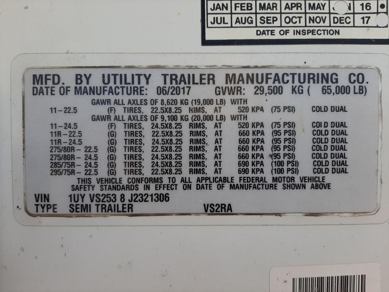 Utility Reefer Tra