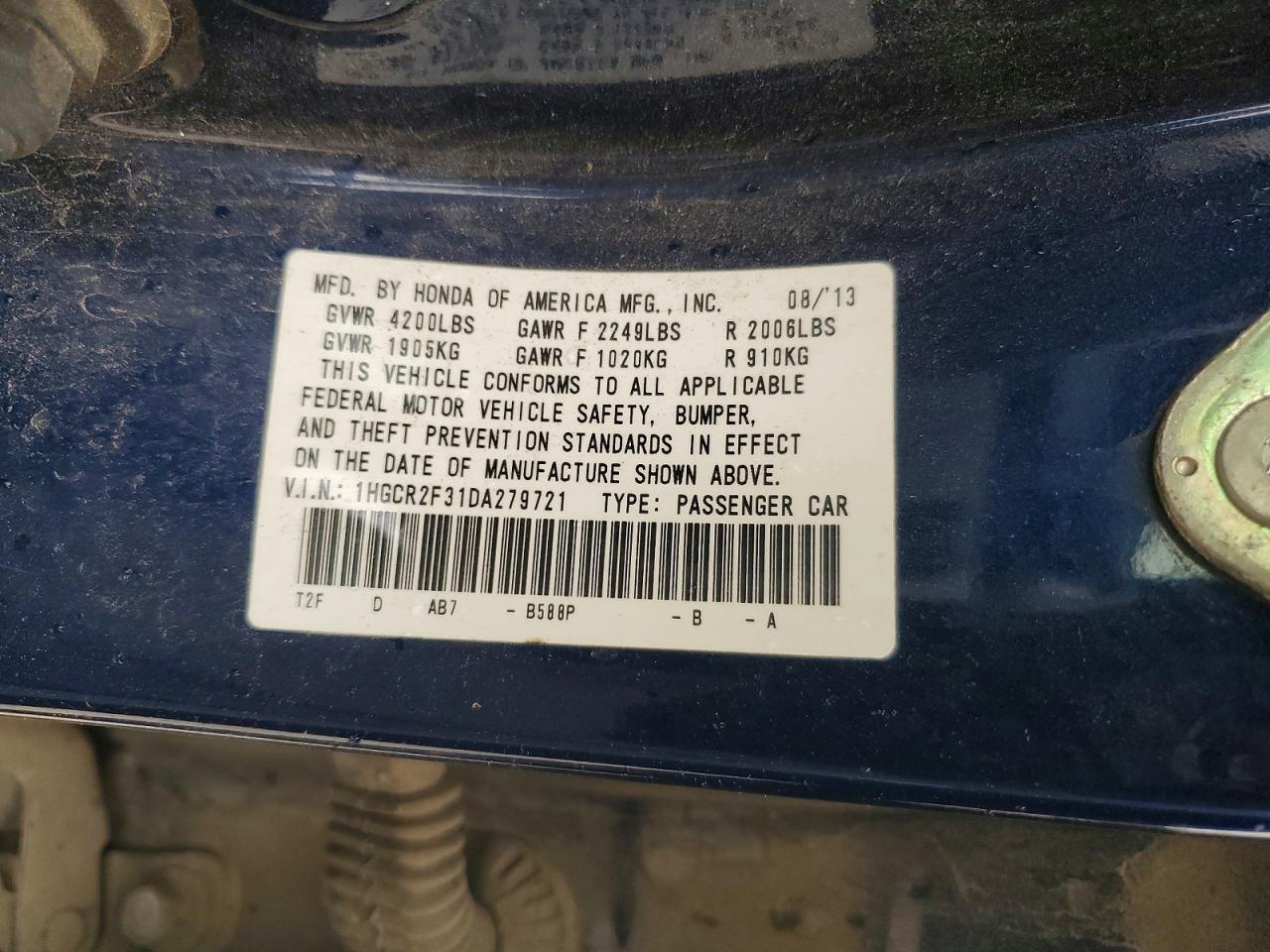Honda Accord Lx