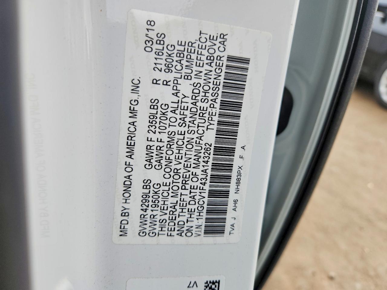 Honda Accord Ex