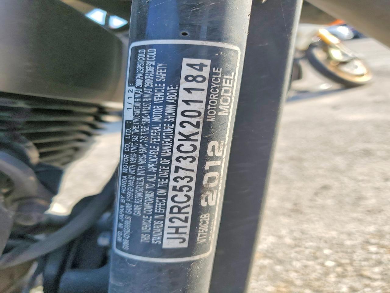 Honda Vt Cycle C2b