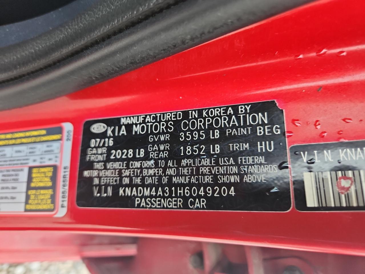 Kia Rio Lx