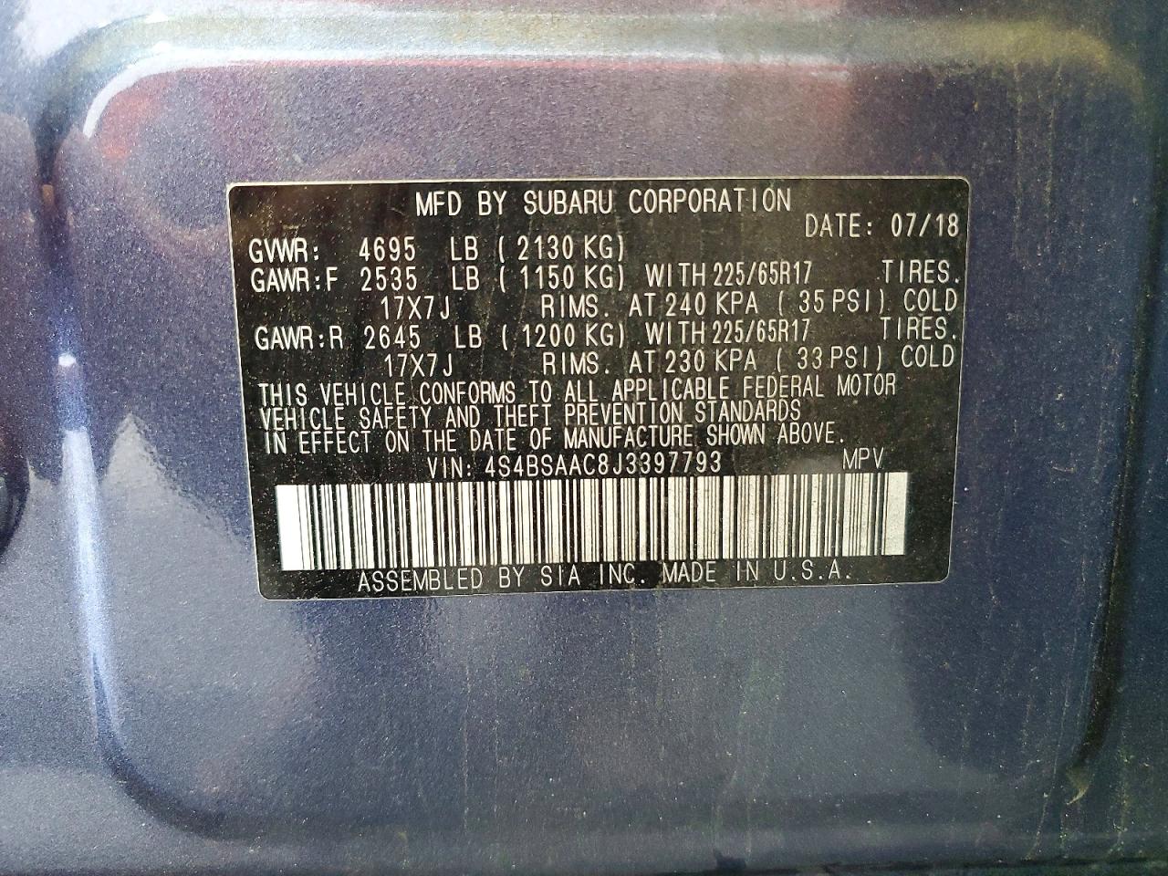 Subaru Outback 2.5i