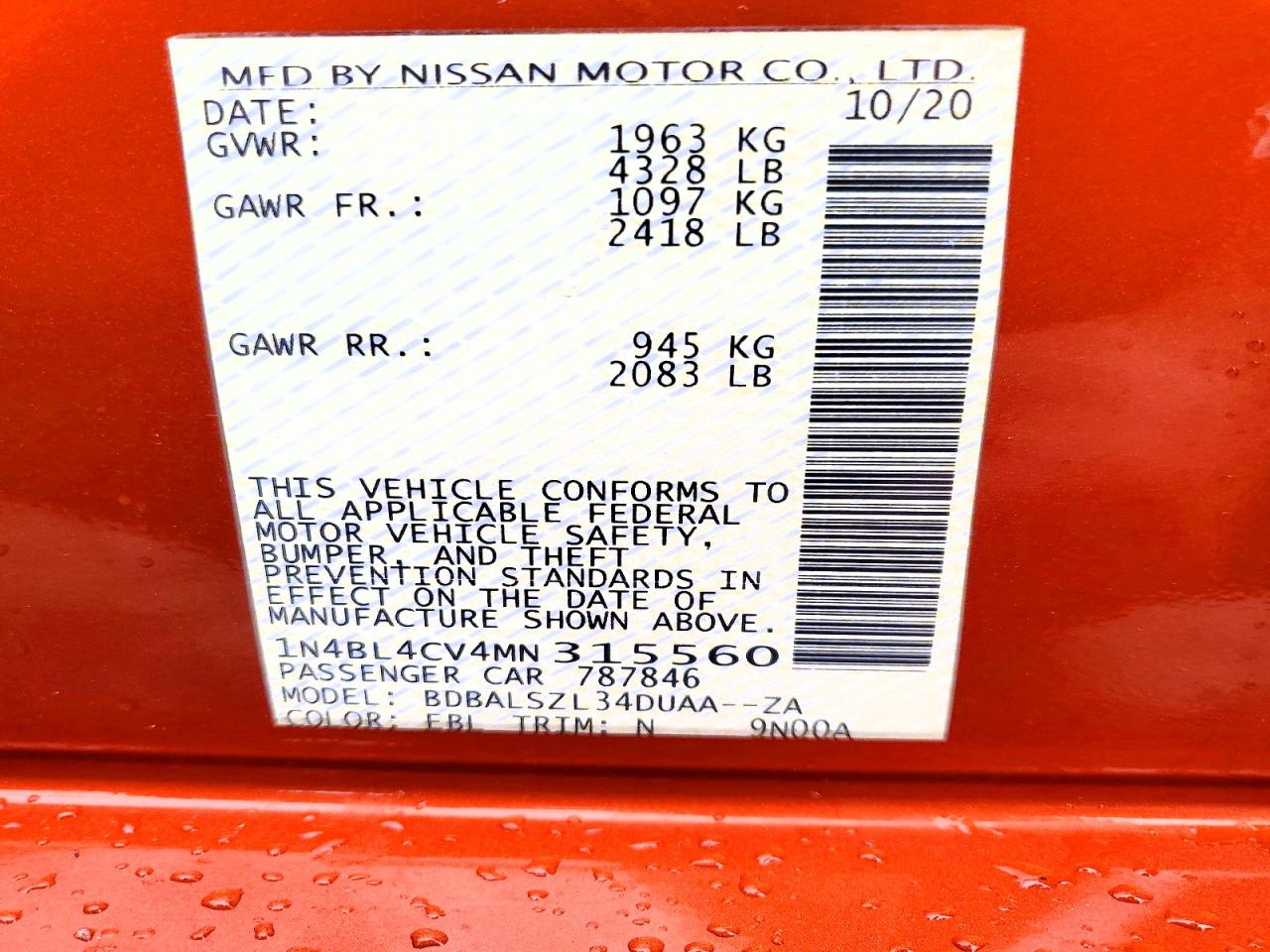 Nissan Altima 2.5 Sr