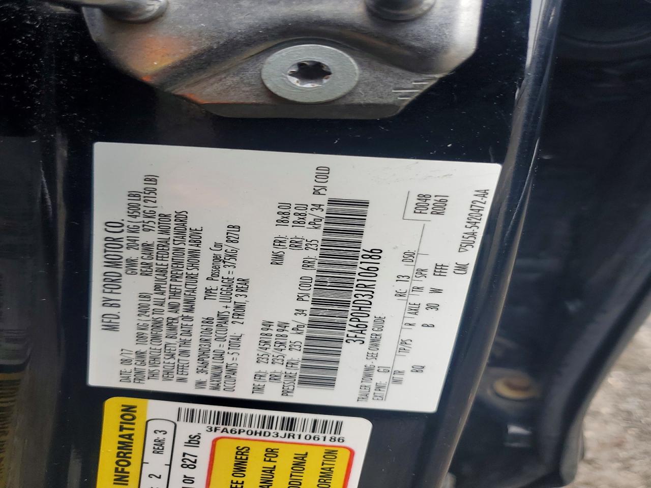 Ford Fusion Se