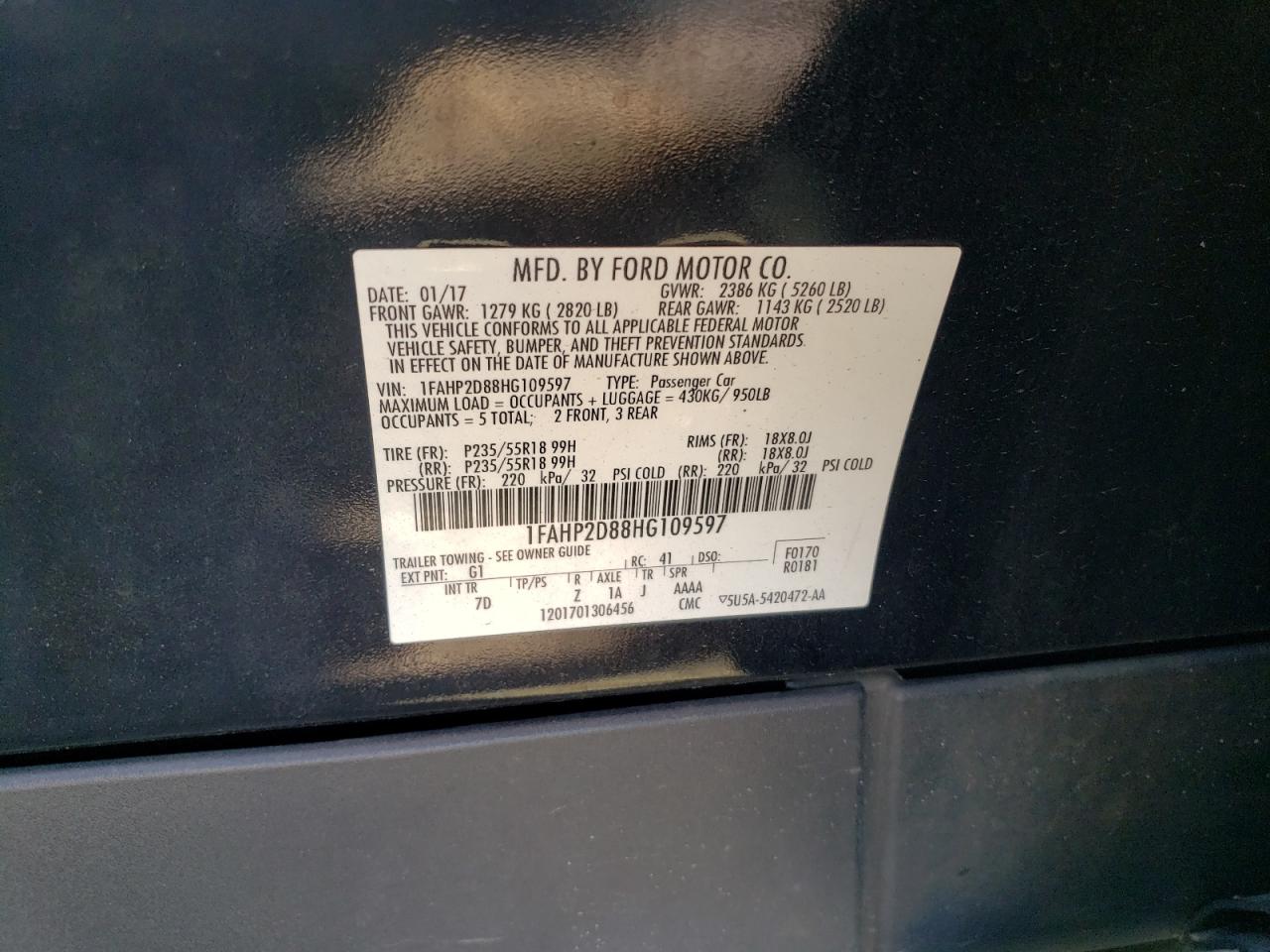 Ford Taurus Se