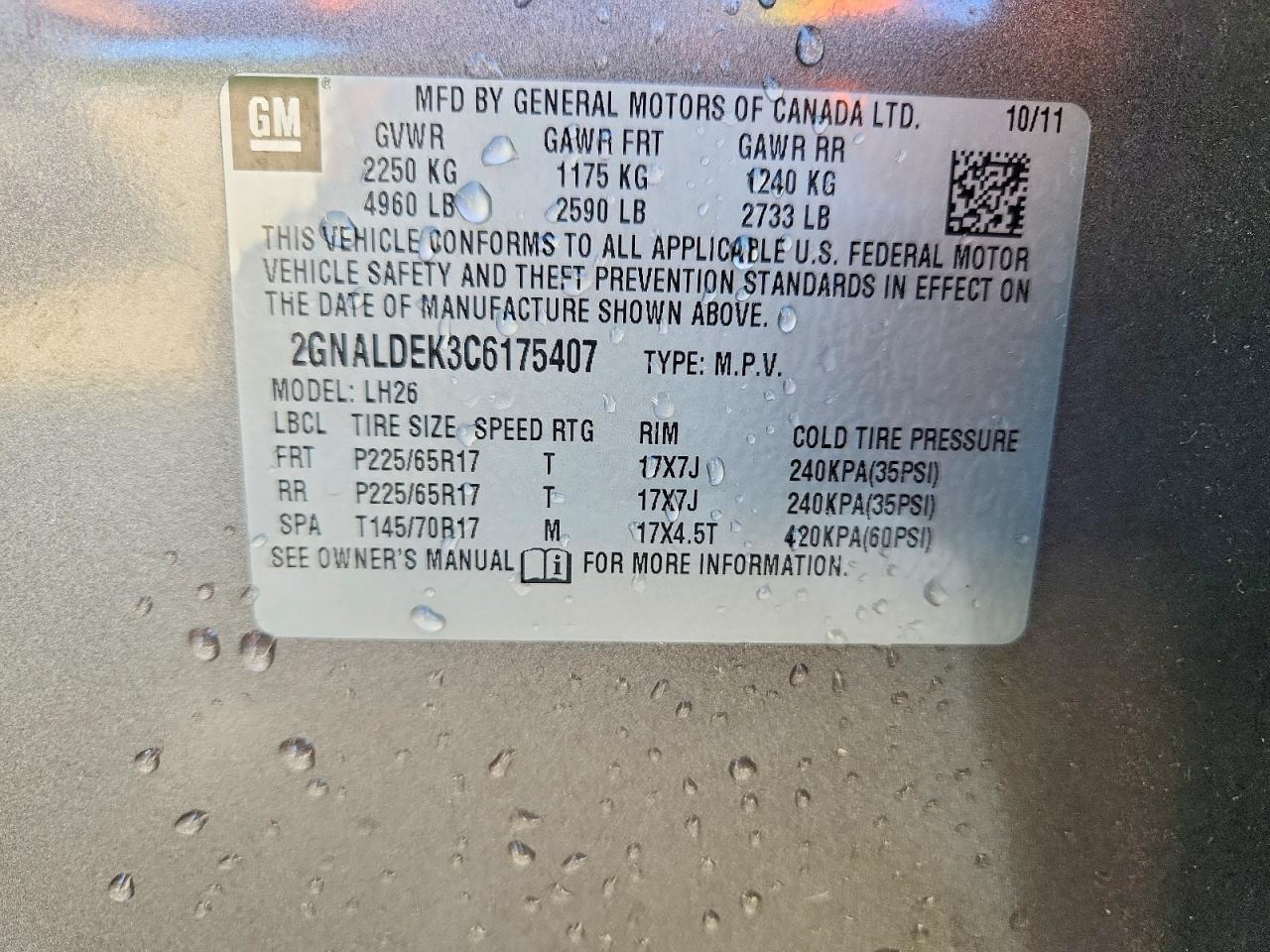 Chevrolet Equinox Lt