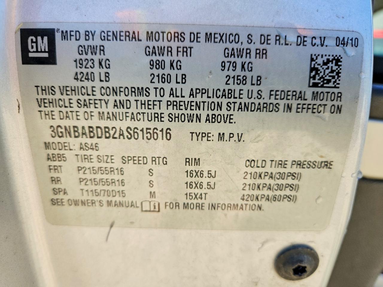 Chevrolet HHR Lt