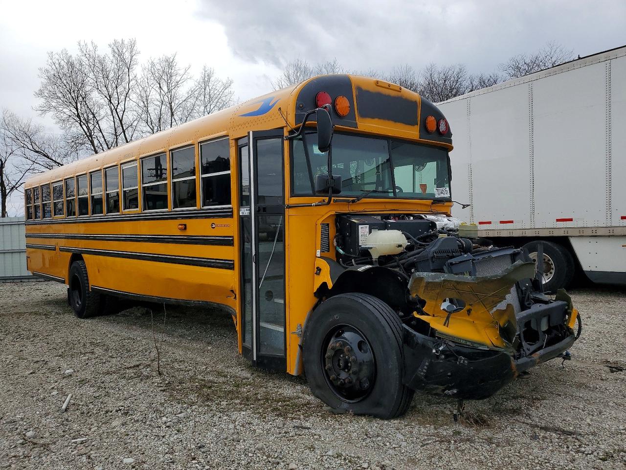 Salvage Blubird School Bus Transit Bus Image