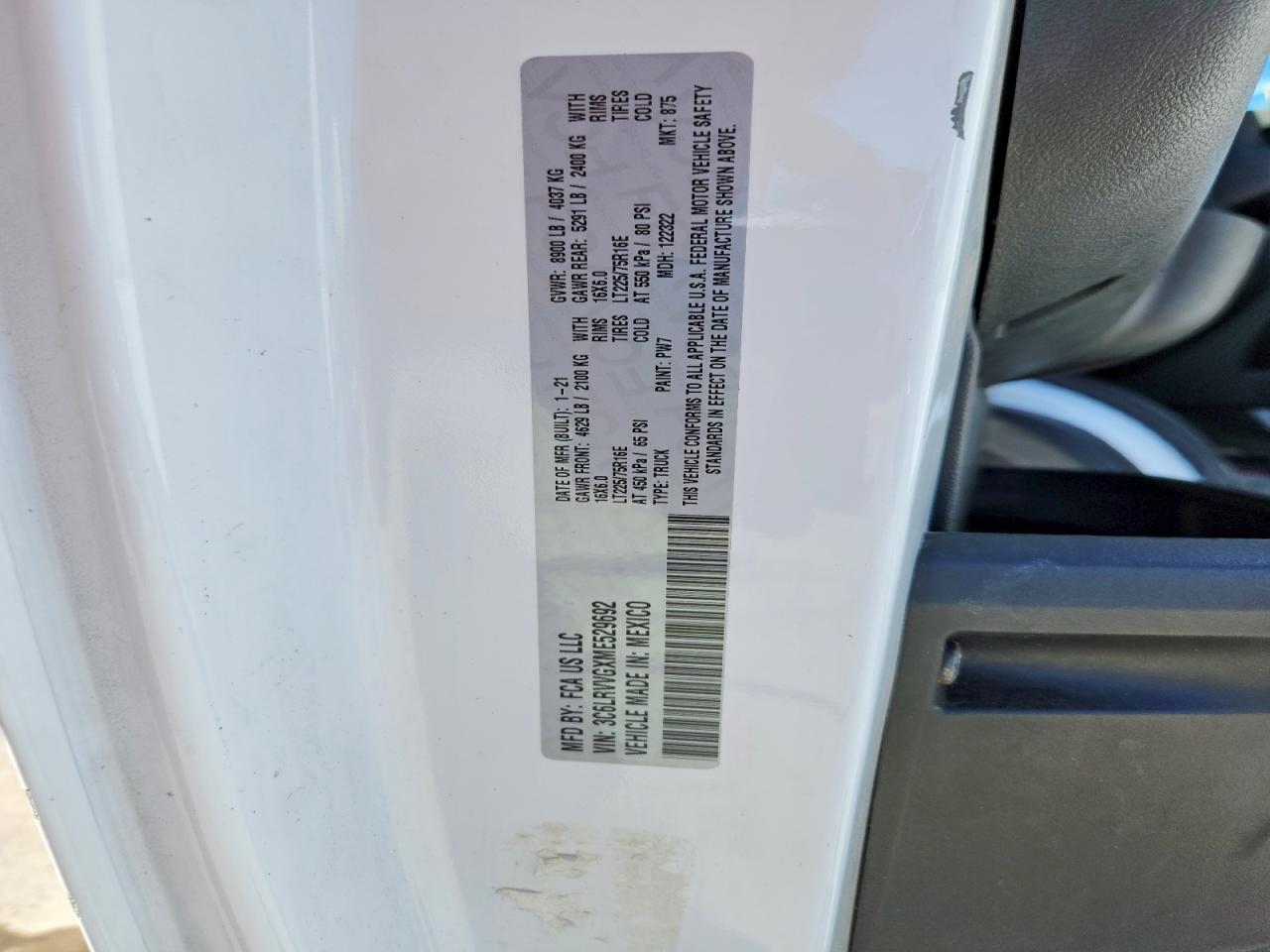 Ram Promaster 2500 Standard