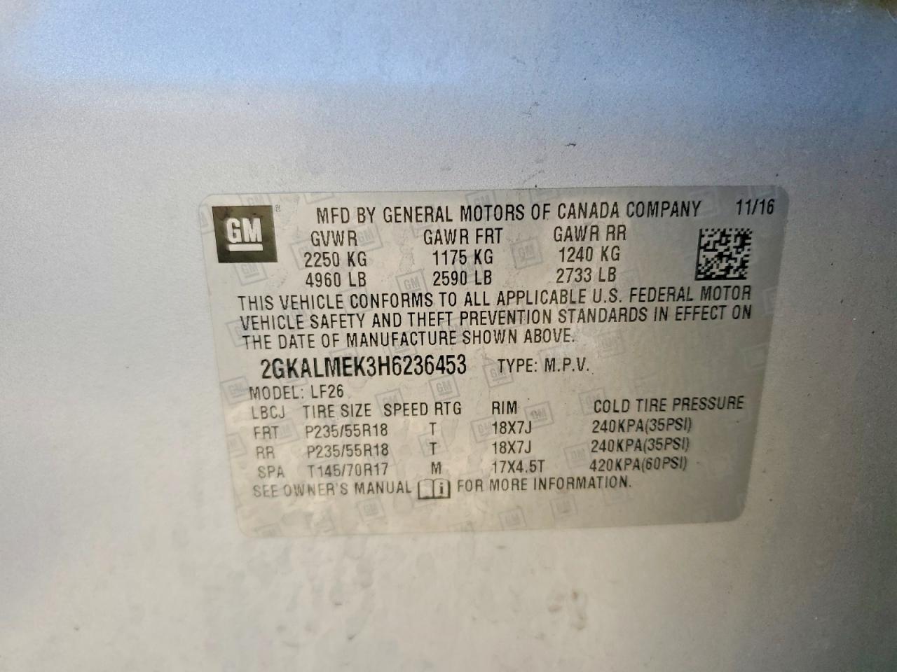 GMC Terrain Sle