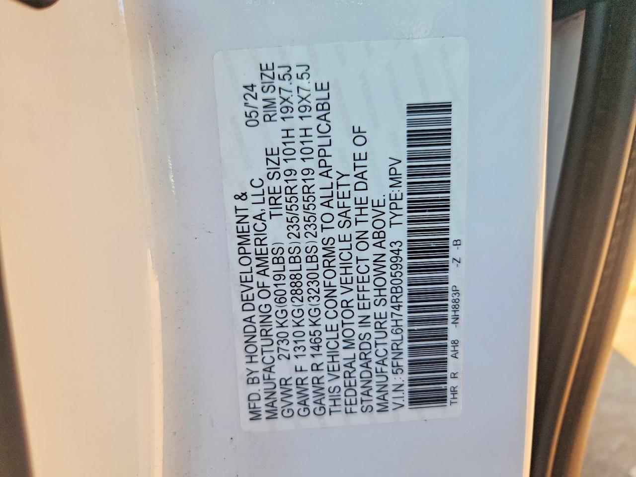 Honda Odyssey Sport