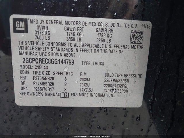 Chevrolet Silverado 1500 1lt