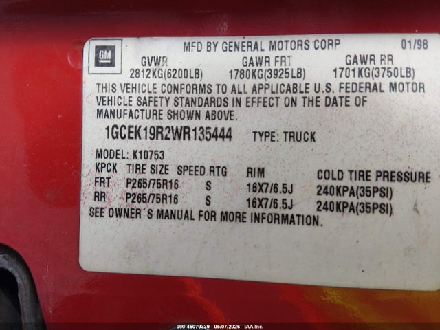 Chevrolet K1500 Fleetside