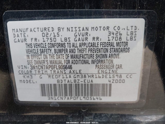 Nissan Versa