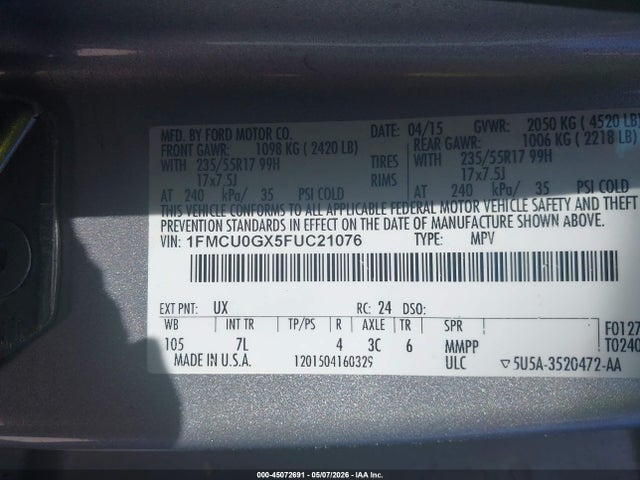 Ford Escape Se