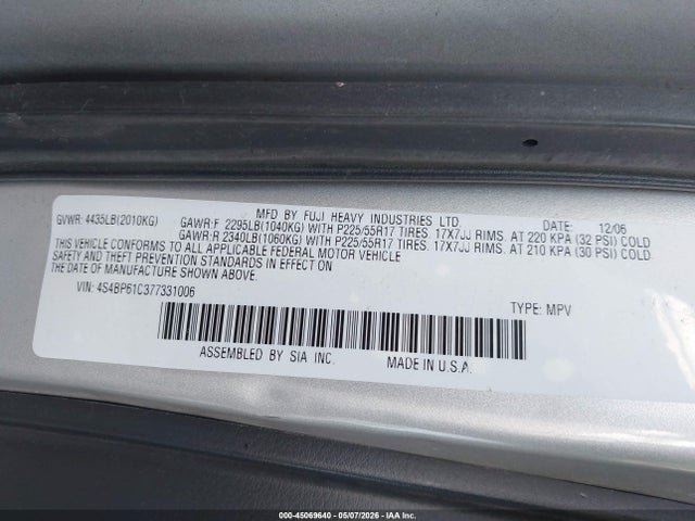 Subaru Outback 2.5i