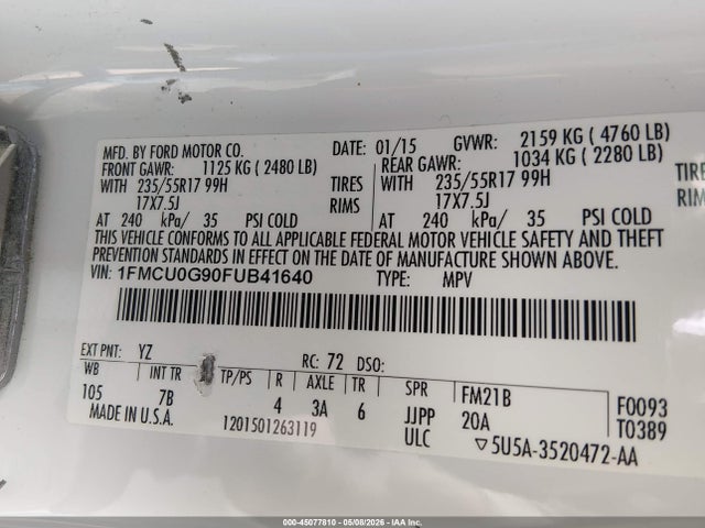 Ford Escape Se
