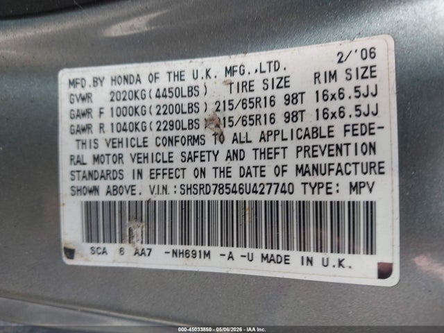 Honda CR-V Lx