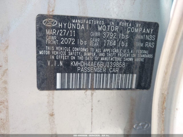 Hyundai ELANTRA Gls (ulsan Plant)