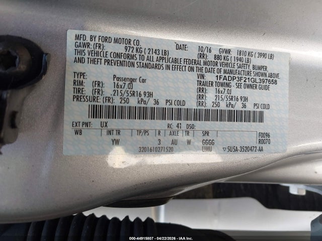 Ford Focus Se