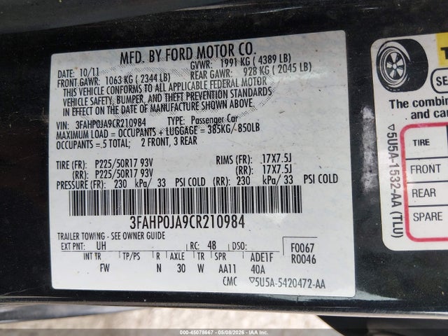 Ford Fusion Sel