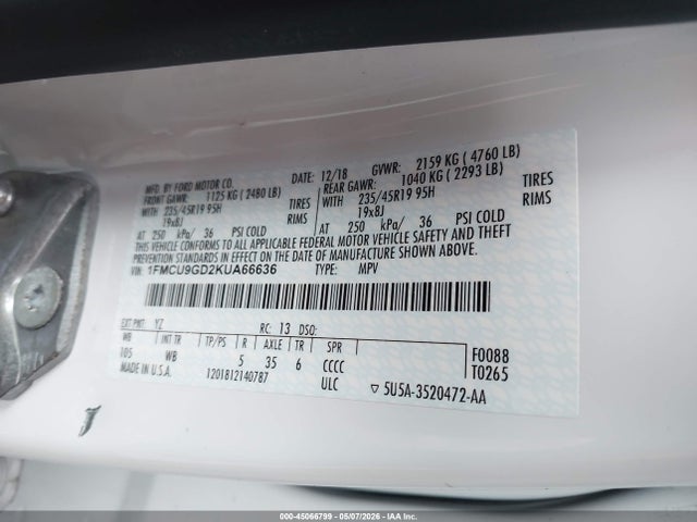 Ford Escape Se