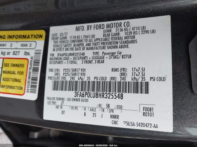 Ford Fusion Se