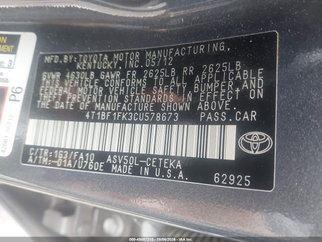 Toyota Camry L