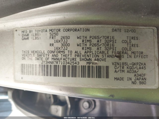 Toyota 4Runner Limited V6