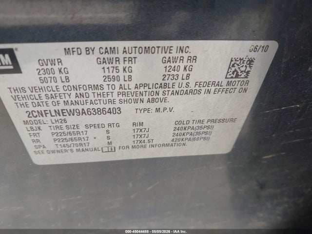 Chevrolet Equinox Lt