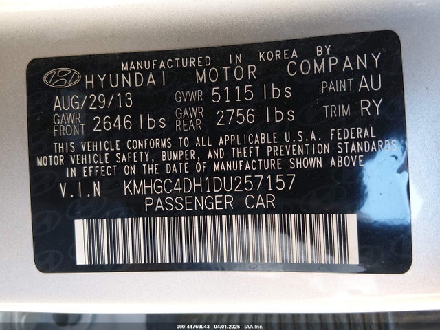 Hyundai Genesis 5.0 R-spec