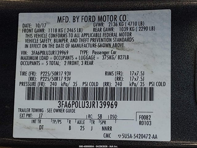 Ford Fusion Se