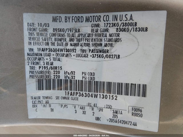 Ford Focus Se