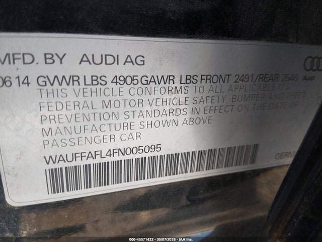 Audi A4 2.0t Premium